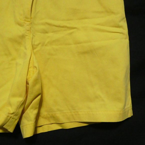 JONES NEW YORK SPORT | size 10 | Classic Yellow Denim Summer Shorts | Cotton - Picture 8 of 14